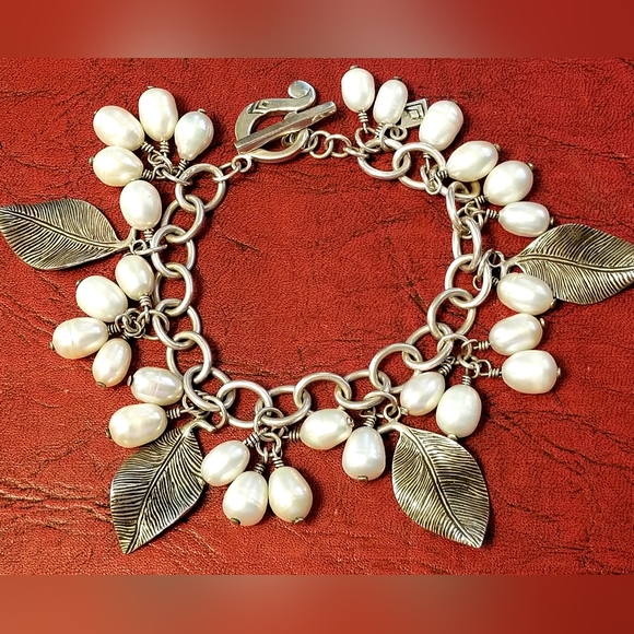 Silpada Sterling Silver & Pearl Cha Cha Bracelet - Picture 6 of 11